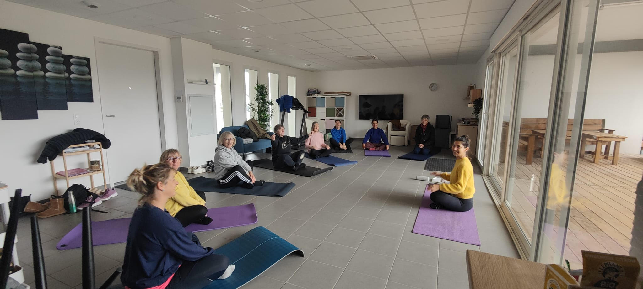 yoga avec Gabrielle Hossegor
